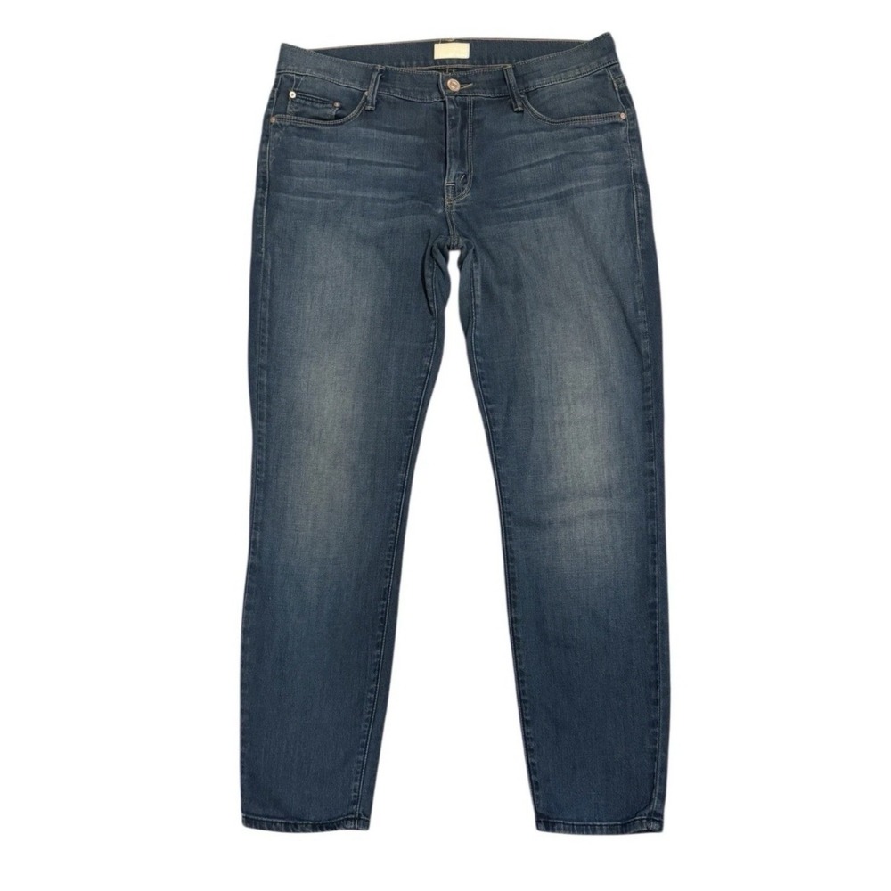 Mother The Looker Crop Skinny Jeans Northern Lights Medium Wash Size 26 Ankle